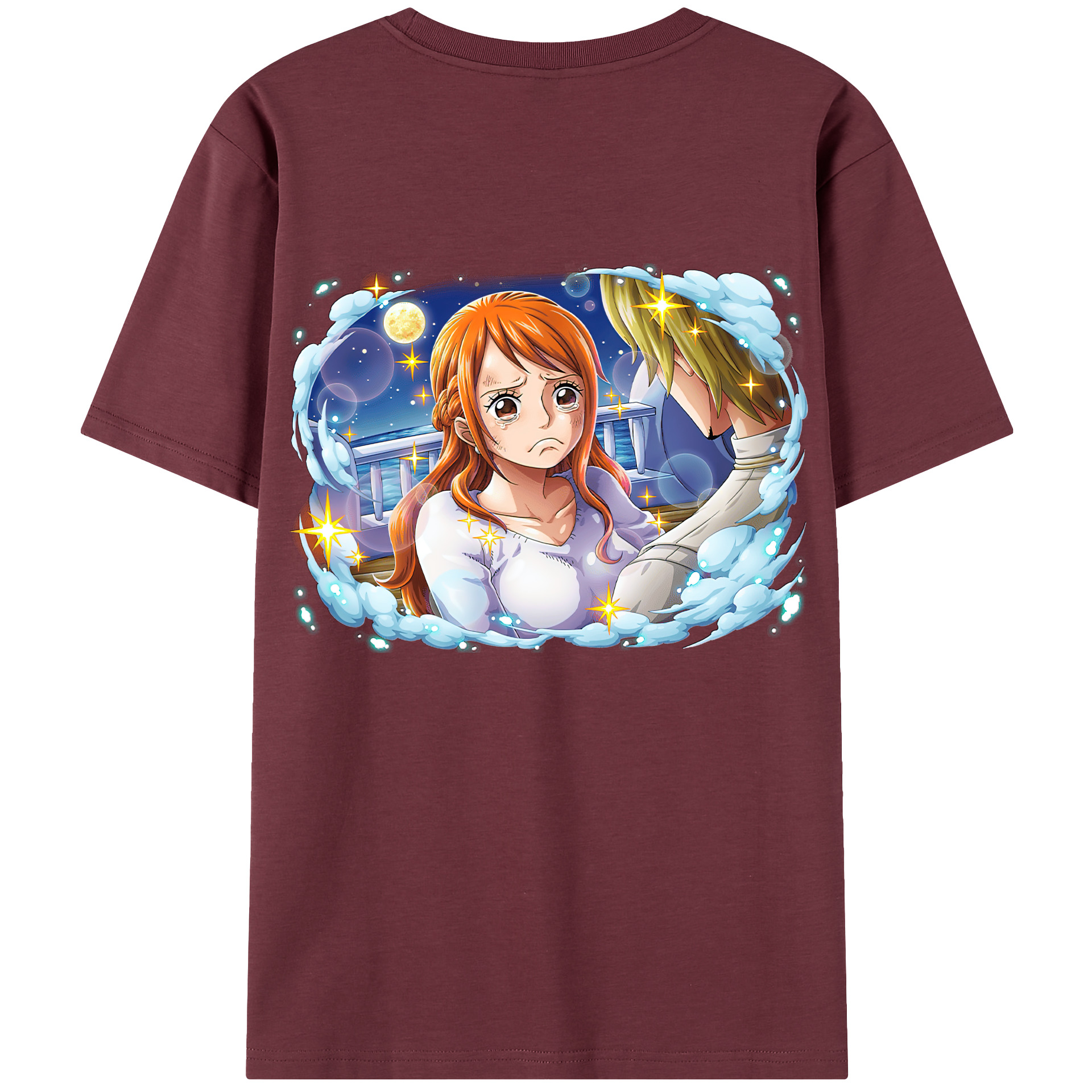ワンピース ナミ ONE PIECE Nami 綿100％半袖Tシャツ（背面プリント）